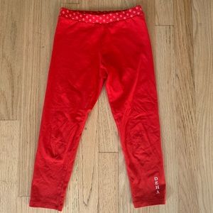 Red legging - made in Italy